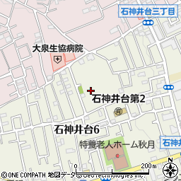 東京都練馬区石神井台6丁目周辺の地図
