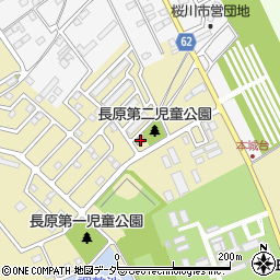 成田市本城台共同利用施設周辺の地図