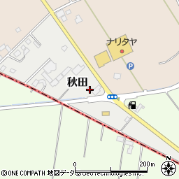 千葉県旭市秋田1750周辺の地図