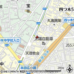東京都葛飾区四つ木5丁目6-7周辺の地図