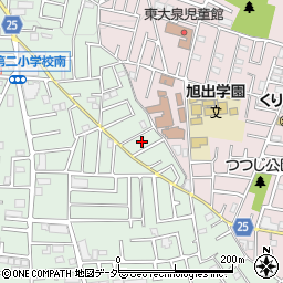 東京都練馬区南大泉1丁目34周辺の地図