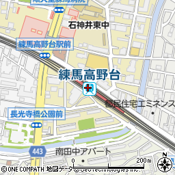 みずほ銀行練馬高野台駅 ＡＴＭ周辺の地図
