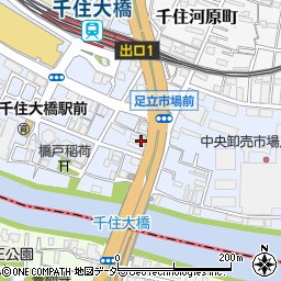 東京都足立区千住橋戸町40周辺の地図
