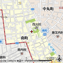 東京都板橋区南町周辺の地図