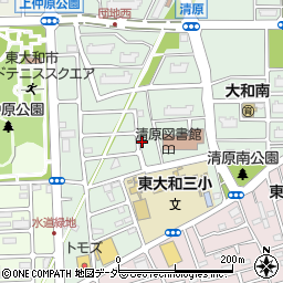 東京都東大和市清原4丁目4周辺の地図