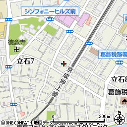 東京都葛飾区立石7丁目29周辺の地図