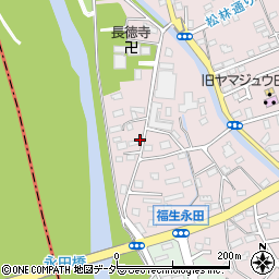 東京都福生市福生596周辺の地図