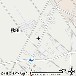 千葉県旭市秋田1384-2周辺の地図