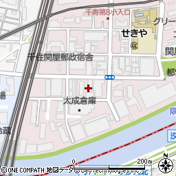 東京都足立区千住関屋町8周辺の地図