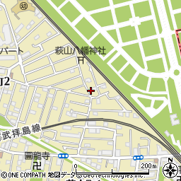 都営萩山町一丁目第２アパート集会場周辺の地図