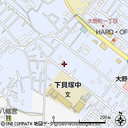 千葉県市川市下貝塚3丁目11周辺の地図