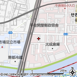 東京都足立区千住関屋町2周辺の地図
