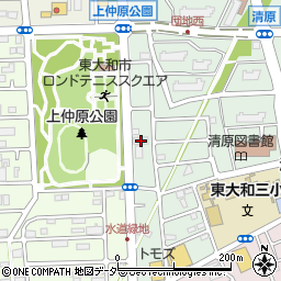 東京都東大和市清原4丁目6-4周辺の地図