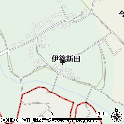 千葉県印旛郡酒々井町伊篠新田周辺の地図