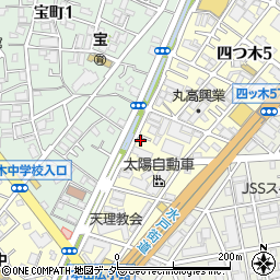 東京都葛飾区四つ木5丁目6-11周辺の地図