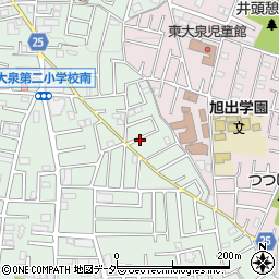 東京都練馬区南大泉1丁目35周辺の地図