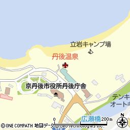 丹後温泉（間人温泉郷）周辺の地図