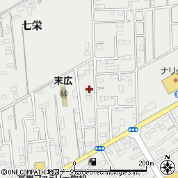 千葉県富里市七栄889-1周辺の地図