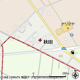 千葉県旭市秋田1698周辺の地図
