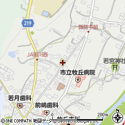 山梨県山梨市牧丘町窪平29周辺の地図