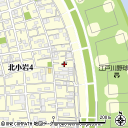 東京都江戸川区北小岩4丁目39周辺の地図