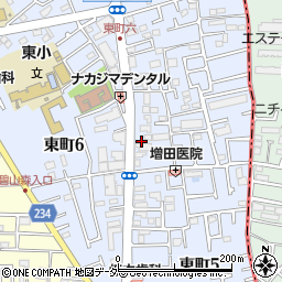 田中トシオヘアーサロン髪ＩＮＧ本店周辺の地図
