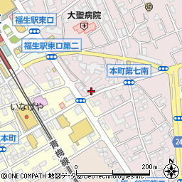 東京都福生市福生789-2周辺の地図