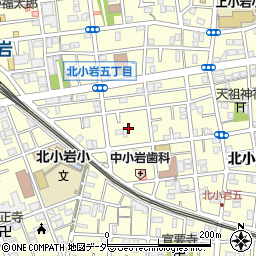 東京都江戸川区北小岩5丁目4周辺の地図