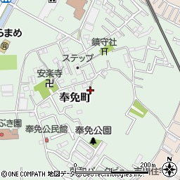 千葉県市川市奉免町280周辺の地図