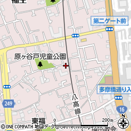 東京都福生市福生2256-8周辺の地図