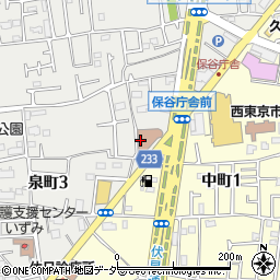 西東京市役所エコプラザ西東京　環境保全課周辺の地図