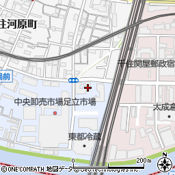 東京都足立区千住橋戸町93周辺の地図