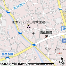 東京都福生市福生638周辺の地図