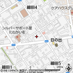 細田公園周辺の地図