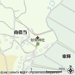 千葉県香取郡多古町南借当周辺の地図