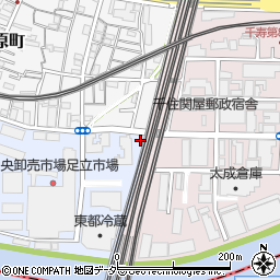 東京都足立区千住橋戸町94周辺の地図