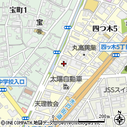 東京都葛飾区四つ木5丁目6-13周辺の地図