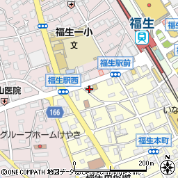 東京都福生市本町115周辺の地図