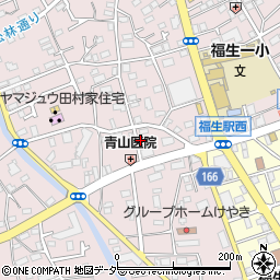 東京都福生市福生659周辺の地図