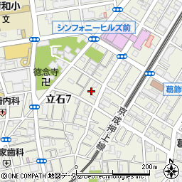 東京都葛飾区立石7丁目14周辺の地図