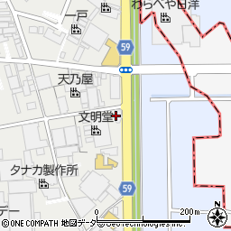 株式会社文明堂東京　武蔵村山工場周辺の地図