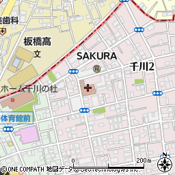 高齢者在宅サービスセンター千川豊寿園周辺の地図