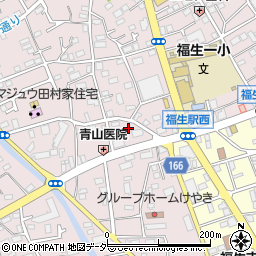 東京都福生市福生661周辺の地図