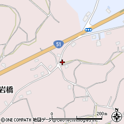 千葉県印旛郡酒々井町上岩橋1837周辺の地図