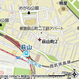 新潟屋萩山店周辺の地図