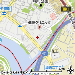 東京都足立区千住曙町37周辺の地図