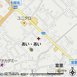 千葉県富里市七栄645-25周辺の地図