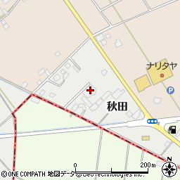 千葉県旭市秋田1689-2周辺の地図