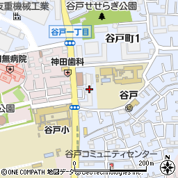 谷戸町１アパート周辺の地図