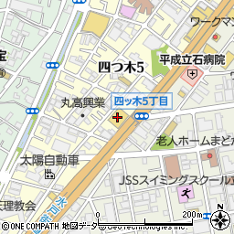 トヨタモビリティ東京葛飾四ツ木店周辺の地図